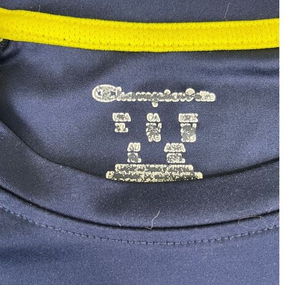 Men's Michigan Wolverines XL Champion Elite Performance Long Sleeve Shirt HAIL - Picture 3 of 9